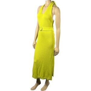 NWT 525 America Neon Halter Knit Dress